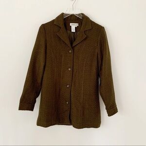 Coldwater Creek | Fuzzy Peacoat